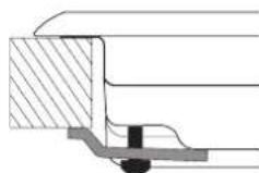 HOTPOINT-ARISTON DD 642 HA(WH) - Esquema de fijación de los ganchos - 2