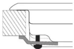 HOTPOINT-ARISTON DD 642 HA(WH) - Schema di fissaggio dei ganci - 2