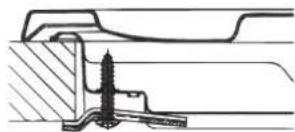 HOTPOINT-ARISTON PKL 752 TIXHA - Hook fastening diagram - 2