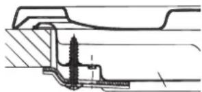 HOTPOINT-ARISTON PKL 752 TIXHA - Schema voor de bevestiging van de haken - 1