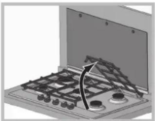 HOTPOINT-ARISTON PKL 752 TIXHA - Kochfeldteile reinigen - 1