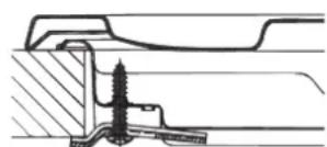 HOTPOINT-ARISTON PKL 741 TD2IXHA - Schema voor de bevestiging van de haken - 2