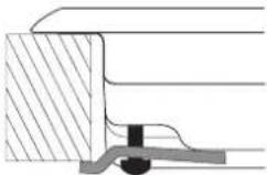 HOTPOINT-ARISTON TQG 641 HA(ICE) - Schema voor de bevestiging van de haken - 2