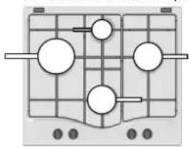 HOTPOINT-ARISTON TQG 641 HA(ICE) - Praktisch advies voor het gebruik van de branders - 1