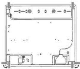 HOTPOINT-ARISTON TQG 641 HA(ICE) - Schema voor de bevestiging van de haken - 3