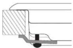HOTPOINT-ARISTON TQG 641 HA(ICE) - Hook fastening diagram - 2