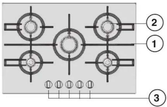 HOTPOINT-ARISTON FTGHG 751DHA(BK)LPG - Συνολικήτουη - 1