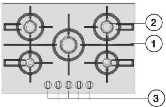 HOTPOINT-ARISTON FTGHG 751DHA(BK)LPG - Genel görünüm - 1