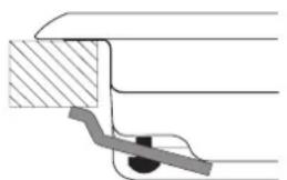 HOTPOINT-ARISTON FTGHG 751DHA(BK)LPG - Haken-Befestigungsschema - 1
