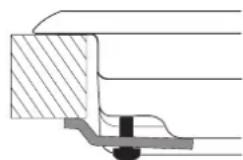 HOTPOINT-ARISTON FTGHL 641 DEXHA - Esquema de fijación de los ganchos - 2