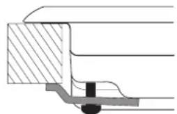 HOTPOINT-ARISTON FTGHL 641 DEXHA - Schema voor de bevestiging van de haken - 2