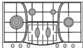 HOTPOINT-ARISTON PH 960MST (AN) RHA - Quelques conseils pratiques pour比较好 utiliser les brûleurs centraux "Demi-Poissonnière" - 3