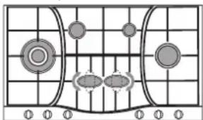 HOTPOINT-ARISTON PH 960MST (AN) RHA - Practical Advice on Using the Half Fish-Kettle Burner - 1