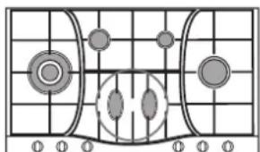HOTPOINT-ARISTON PH 960MST (AN) RHA - Quelques conseils pratiques pour比较好 utiliser les brûleurs centraux "Demi-Poissonnière" - 4