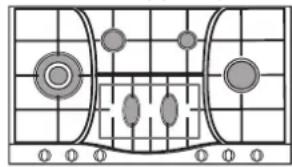 HOTPOINT-ARISTON PH 960MST (AN) RHA - Praktische Ratschlage für den Gebrauch der hinteren Semi-Fischbrenner - 3