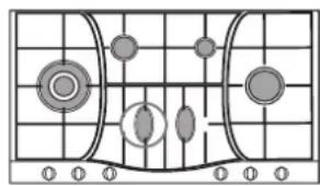 HOTPOINT-ARISTON PH 960MST (AN) RHA - Praktische Ratschlage für den Gebrauch der hinteren Semi-Fischbrenner - 5