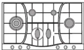 HOTPOINT-ARISTON PH 960MST (AN) RHA - Practical Advice on Using the Half Fish-Kettle Burner - 5