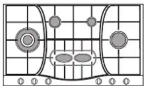 HOTPOINT-ARISTON PH 960MST (AN) RHA - Consejos practicos para uso de los quemadores centrales "Semi-Eliptica" - 2
