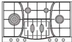 HOTPOINT-ARISTON PH 960MST (AN) RHA - Practical Advice on Using the Half Fish-Kettle Burner - 3