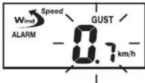 AURIOL IAN 100521 - Windalarm instellen / Wind Chill-alarm instellen - 1