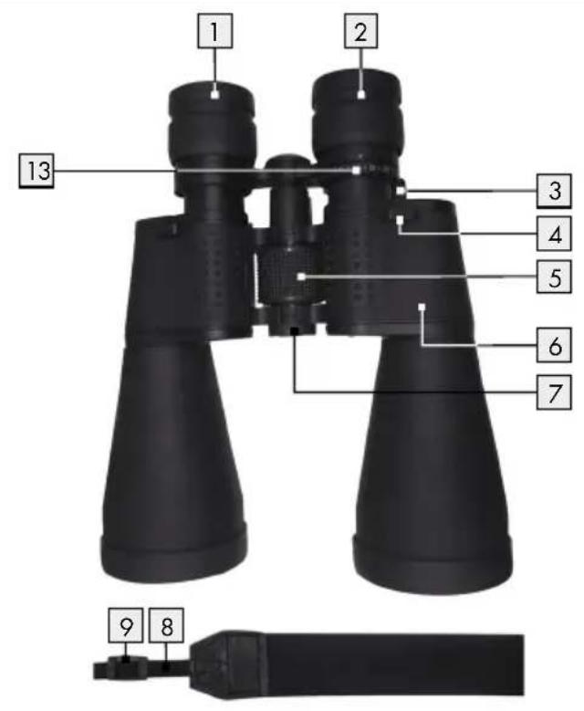 AURIOL IAN 276687 - ZOOMBINOCULARS - 2