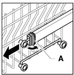GE GSH5430ZZW - Regolazione del cestello superiore - 1