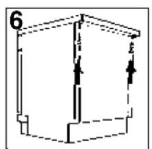GE GSH5430ZZW - Onder of tussenbouw (Wanneer het onder een werkblad is geplaatst) - 2