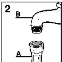 GE GSH5430ZZW - Water connection - 2