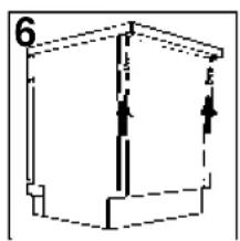 GE GSH5430ZZW - Underneath existing work top (when fitting beneath a work top) - 2