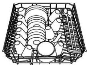 INDESIT IDL 6021 - Esempi di caricamento cestello superiore - 2