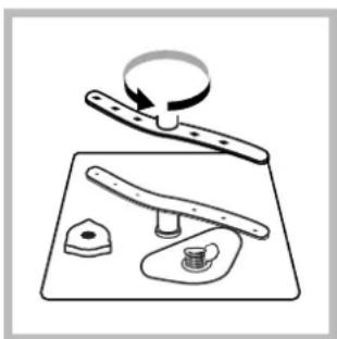 INDESIT IDL 6021 - Cleaning the sprayer arms - 1