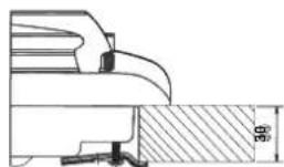INDESIT PIM 640 AS (BK) - Scheme de fixation des crochets - 2