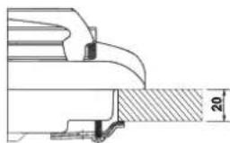 INDESIT PIM 640 AS (BK) - Hook fastening diagram - 1
