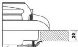 INDESIT PIM 640 AS (BK) - Esquema para prender os ganchos - 1