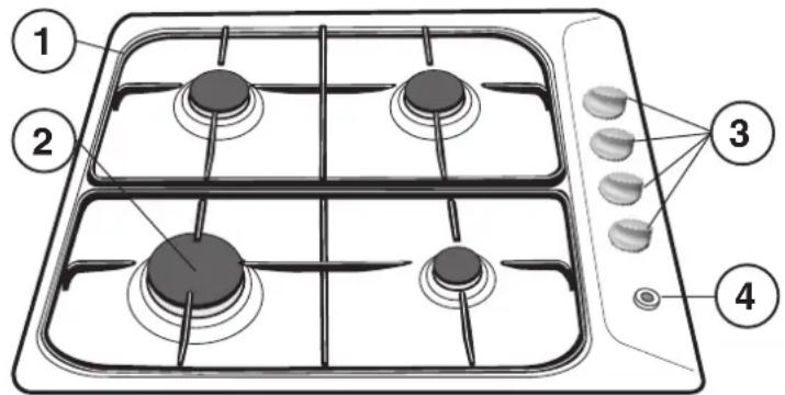INDESIT PIM 640 AS (BK) - Geräteansicht - 1