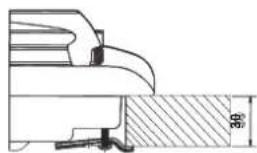 INDESIT PIM 640 AS (BK) - Hook fastening diagram - 2
