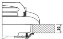 INDESIT PIM 640 AS (BK) - Haken-Befestigungsschema - 1