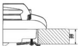 INDESIT PIM 640 AS (BK) - Schema di fissaggio dei ganci - 2