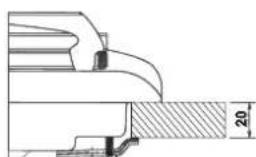 INDESIT PIM 640 AS (BK) - Scheme de fixation des crochets - 1