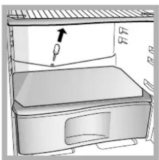 INDESIT R 24 (EU) (0) - Descongelar o compartimento frigorífico - 1
