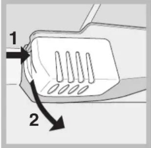 INDESIT RAA 24 S (0) - Remplacement de l'ampoule d'éclairage - 1