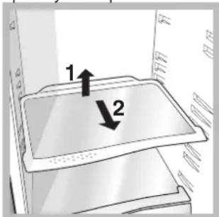INDESIT RAA 24 S (0) - POLICE: plné nebo ve formě mřížky. - 1