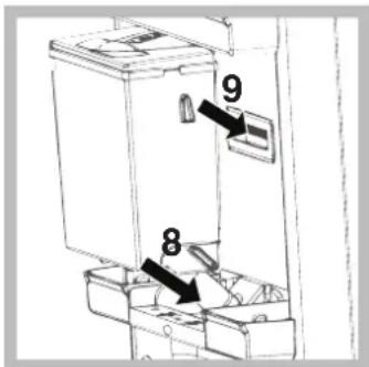 INDESIT BIAA 13 F WD - Folosirea și întreținerea distribuitorului de apă. - 5