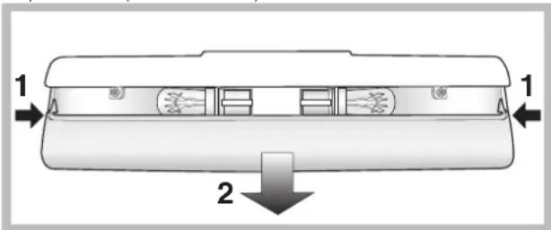 INDESIT BIAA 13 F WD - Remplacement de l'ampoule d'éclairage - 1