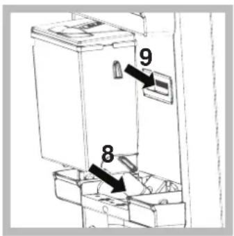 INDESIT BIAA 13 F WD - Utilisation et entretien du distributeur d'eau. - 5