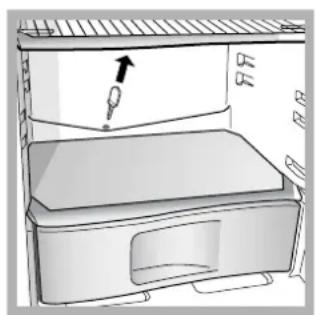 INDESIT RAA 27 IX (0) - Jäkaappiosaston huarteenpoisto - 1