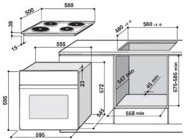 INDESIT HI 50.A IX1 - Encastrement - 1