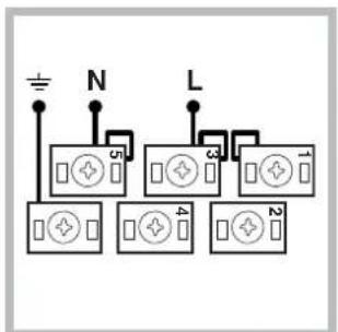 INDESIT HI 50.A IX1 - Montaje del cable de alimentación eléctrica - 4