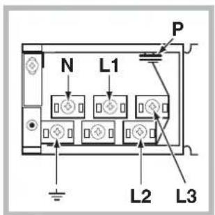 INDESIT HI 50.A IX1 - Montaje del cable de alimentación eléctrica - 3