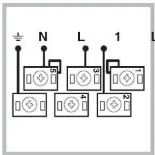 INDESIT HI 50.A IX1 - Montaje del cable de alimentación eléctrica - 5